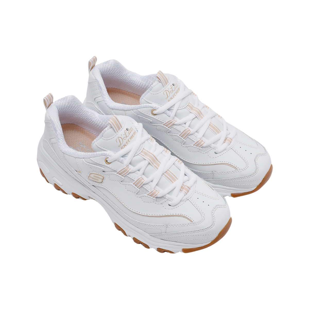 Tenis Skechers D'lites Good Neutral Para Mujer
