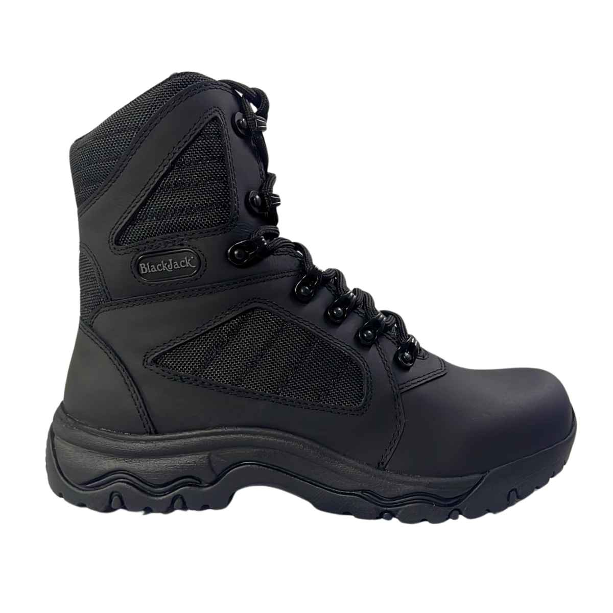 Bota Alta Black Jack Negra Para Hombre