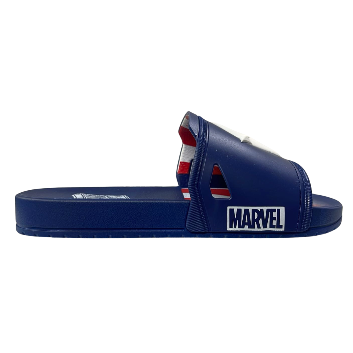 Sandalias Grendene Kids Slide Marvel Hero Squad Para Niños