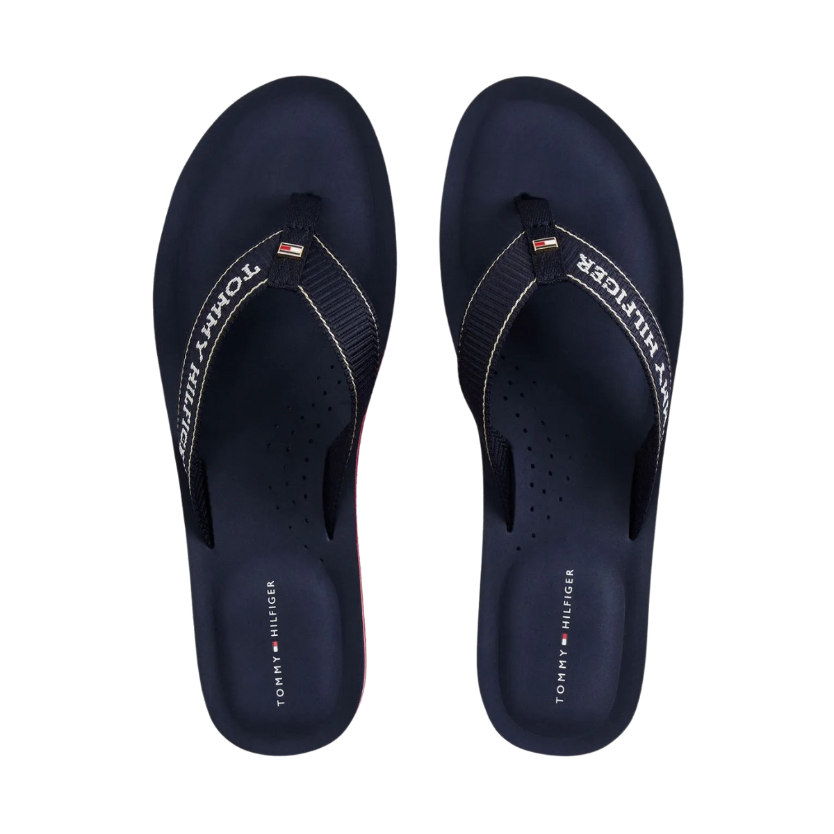 Sandalias Tommy Hilfiger Mid Wedge Summer Para Mujer